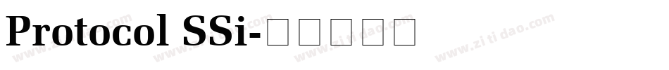 Protocol SSi字体转换